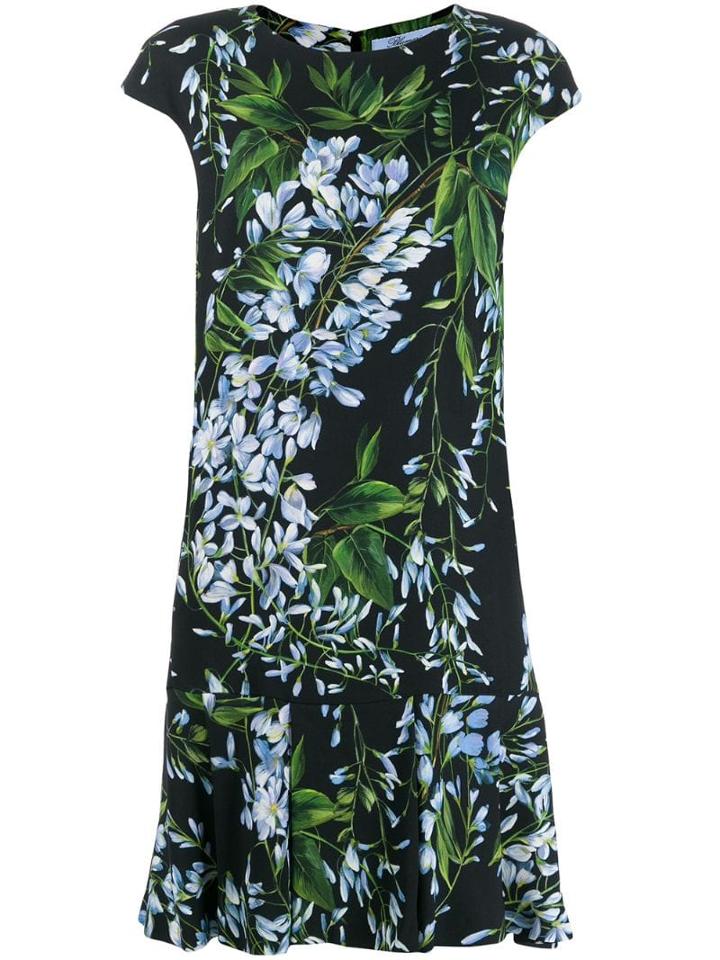Blumarine Abito Mm St. Glicine - Black