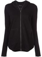 Atm Anthony Thomas Melillo Hooded Zipped Cardigan - Black