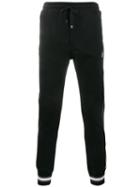 Dolce & Gabbana Side-striped Sweatpants, Men's, Size: 48, Black, Cotton