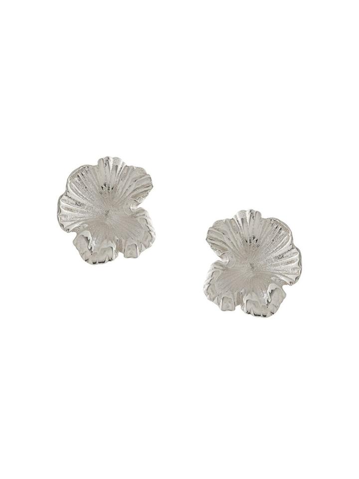 Meadowlark Small Coral Studs - Metallic