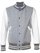 Junya Watanabe Comme Des Garçons Striped Detailing Bomber Jacket