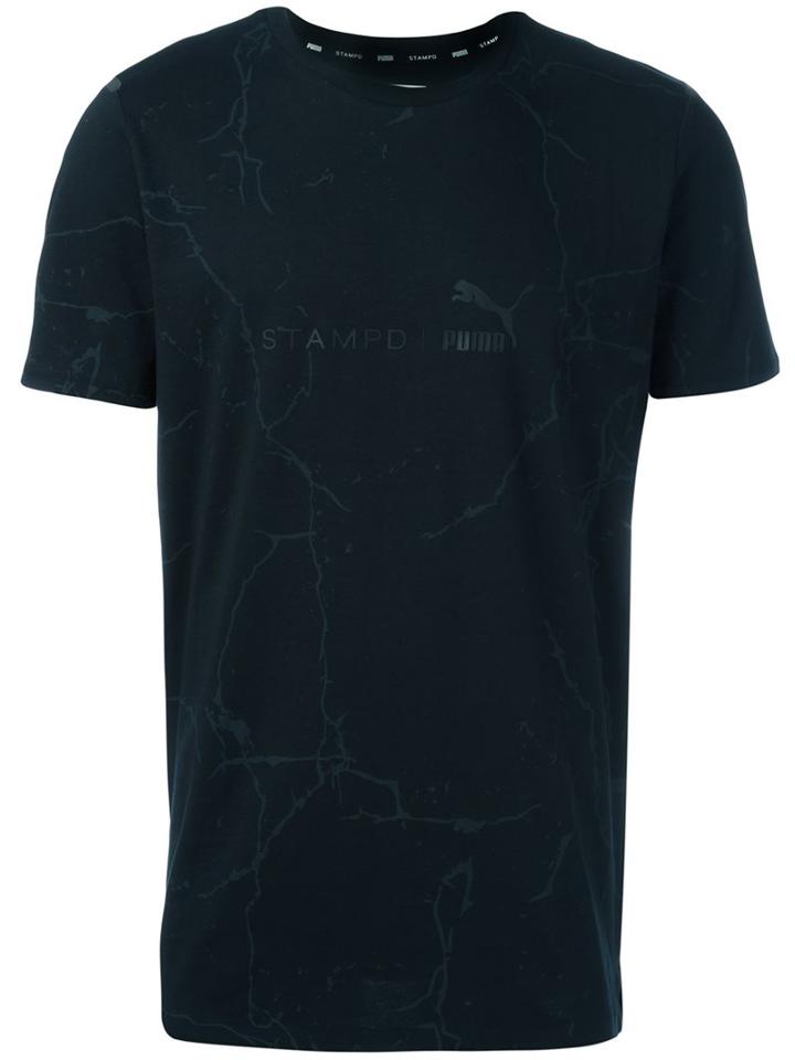 Puma Puma X Stampd T-shirt, Men's, Size: Small, Black, Cotton/polyester