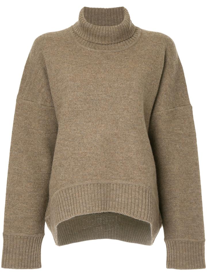Cityshop Turtleneck Jumper - Brown