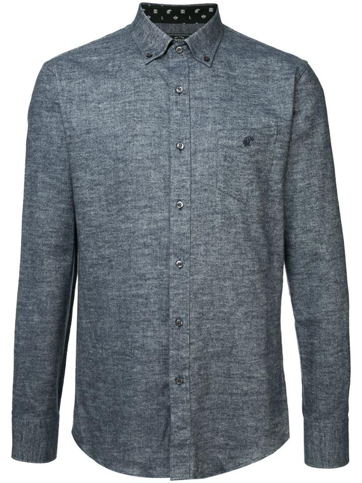 Loveless Mesh Knit Shirt - Blue