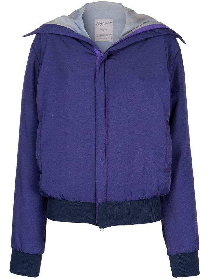 Yohji Yamamoto Vintage Back Print Bomber Jacket - Pink & Purple