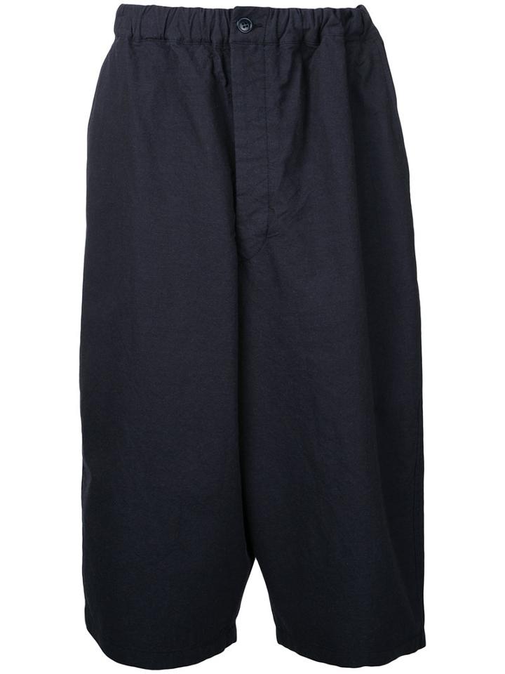 Marka - Balloon Shorts - Men - Cotton/wool - 2, Blue, Cotton/wool