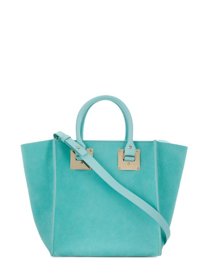 Sophie Hulme Albion Cube Tote Bag - Blue