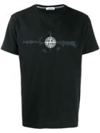 Stone Island Compass Print T-shirt - Black