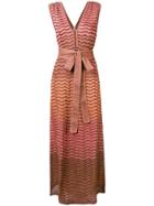 M Missoni Metallic Fibre Dress - Pink & Purple