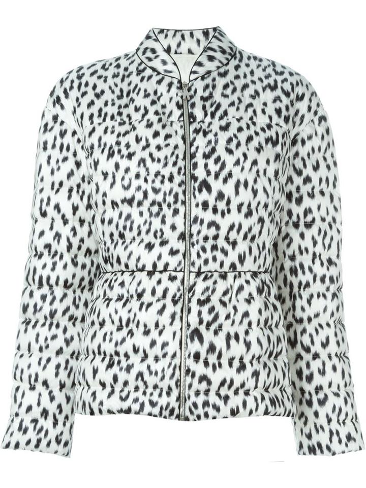 Moncler Gamme Rouge Animal Print Padded Jacket