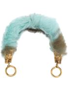 Prada Camel Fur Bag Handle - Blue