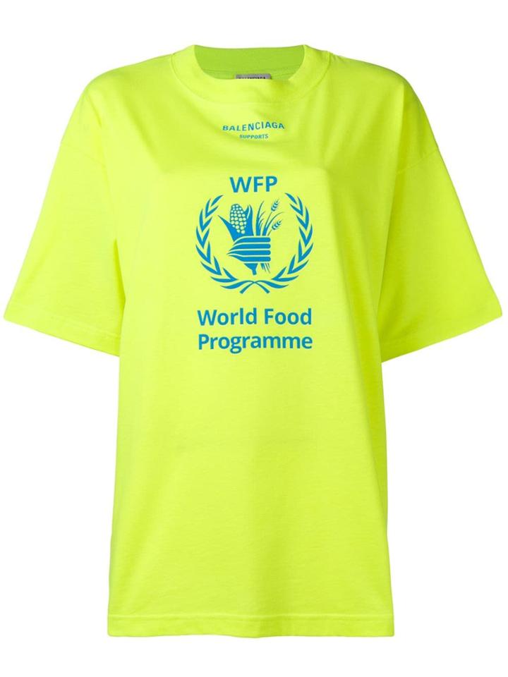 Balenciaga World Food Programme T-shirt - Yellow