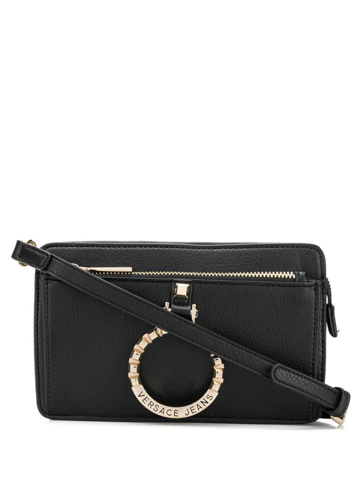 Versace Jeans Logo Cross-body Bag - Black