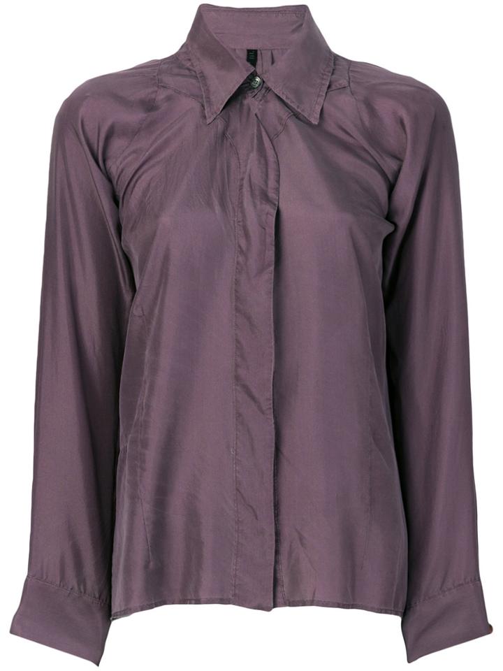 Unravel Project Long Sleeve Shirt - Pink & Purple
