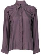 Unravel Project Long Sleeve Shirt - Pink & Purple