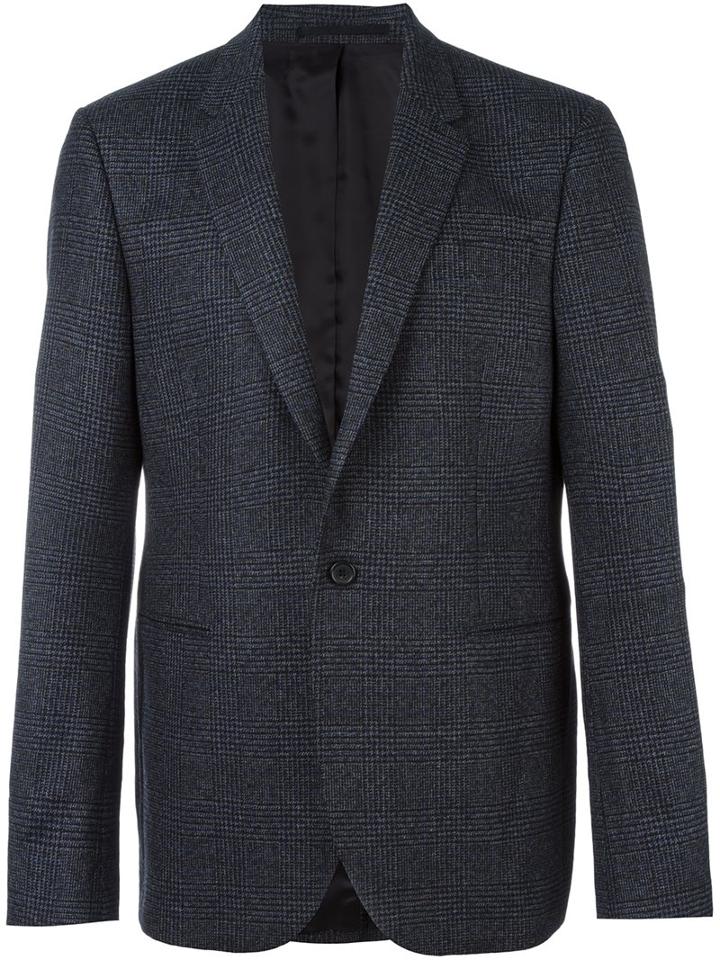 Joseph 'prince Of Wales Halton' Blazer, Men's, Size: 50, Black, Viscose/wool