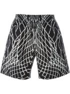 Marcelo Burlon County Of Milan Torreon Shorts, Men's, Size: Xl, Black, Cotton