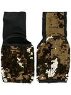 Mes Demoiselles Sequin Embellished Gloves, Women's, Grey, Polyester/spandex/elastane