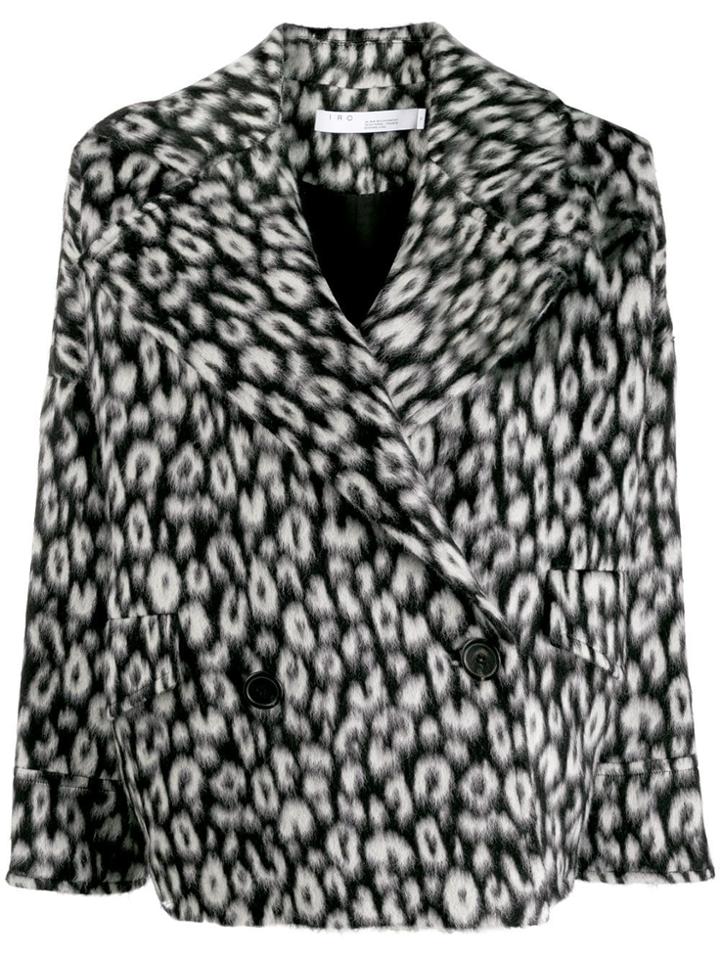 Iro Double Buttoned Jacket - Black