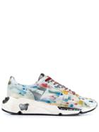 Golden Goose Dripping Paint Low Top Sneakers - Blue