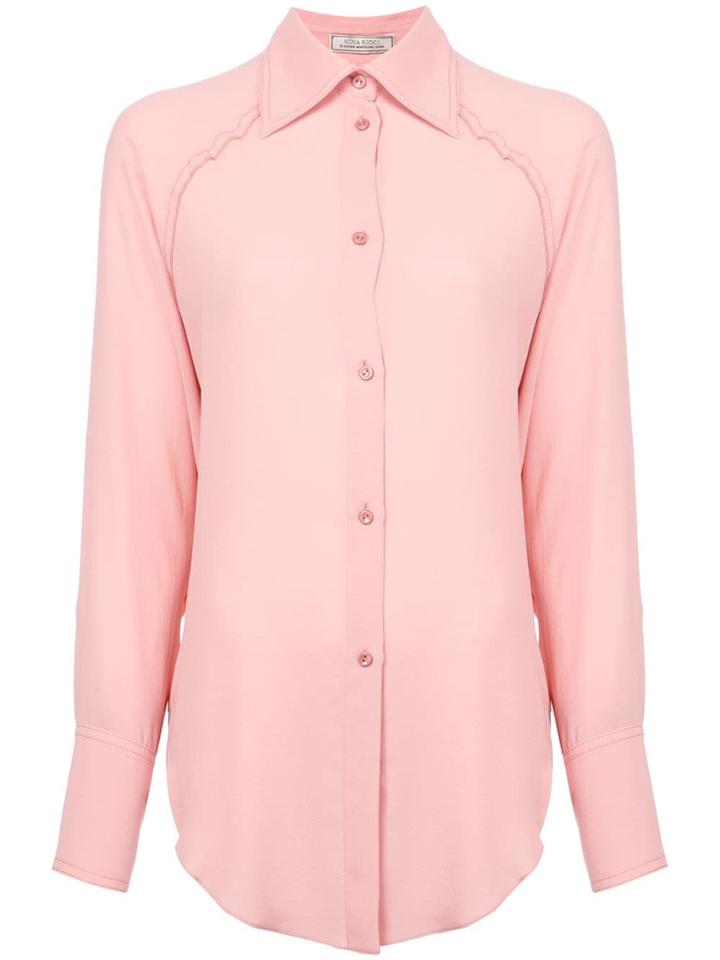 Nina Ricci Georgette Shirt - Pink & Purple