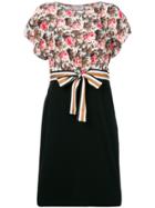 Alberto Biani Fitted Bow Tie Dress - Black