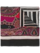 Etro Paisley Print Scarf, Women's, Wool