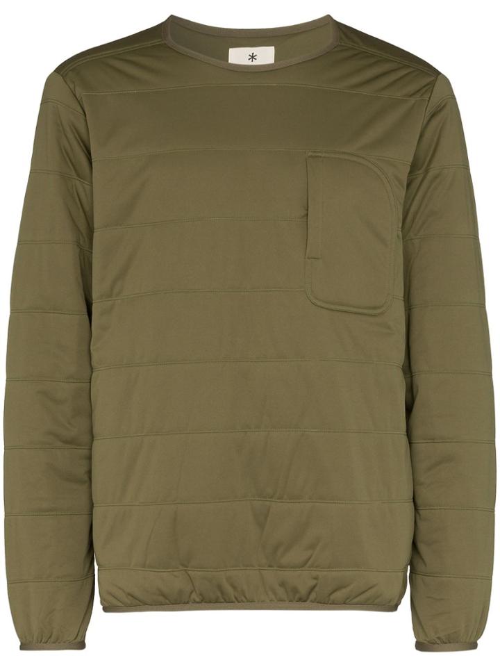 Snow Peak Flexible Insulted Quilted Jumper - Green