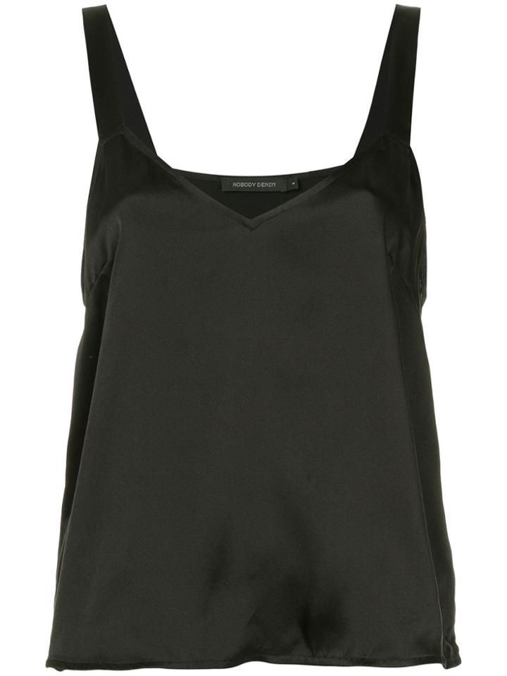 Nobody Denim Silk Cami Soiree - Black