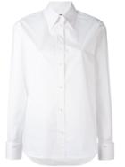 Mm6 Maison Margiela Poplin Pointed Collar Shirt - White