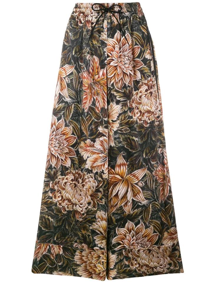 Y-3 Y-3 Dp0697 Flower Camo Natural (vegetable)->cotton - Black