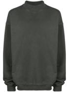 Yeezy Oversized High Neck Sweatshirt - Grey