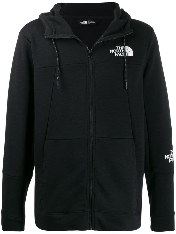The North Face Zipped Long Sleeve Hoodie - Black