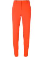Emilio Pucci Straight Leg Trousers, Women's, Size: 46, Yellow/orange, Viscose/spandex/elastane/acetate