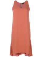 Theory U-neck Midi Dress - Nude & Neutrals