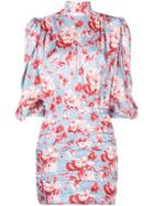 Magda Butrym Floral Print Dress - Blue