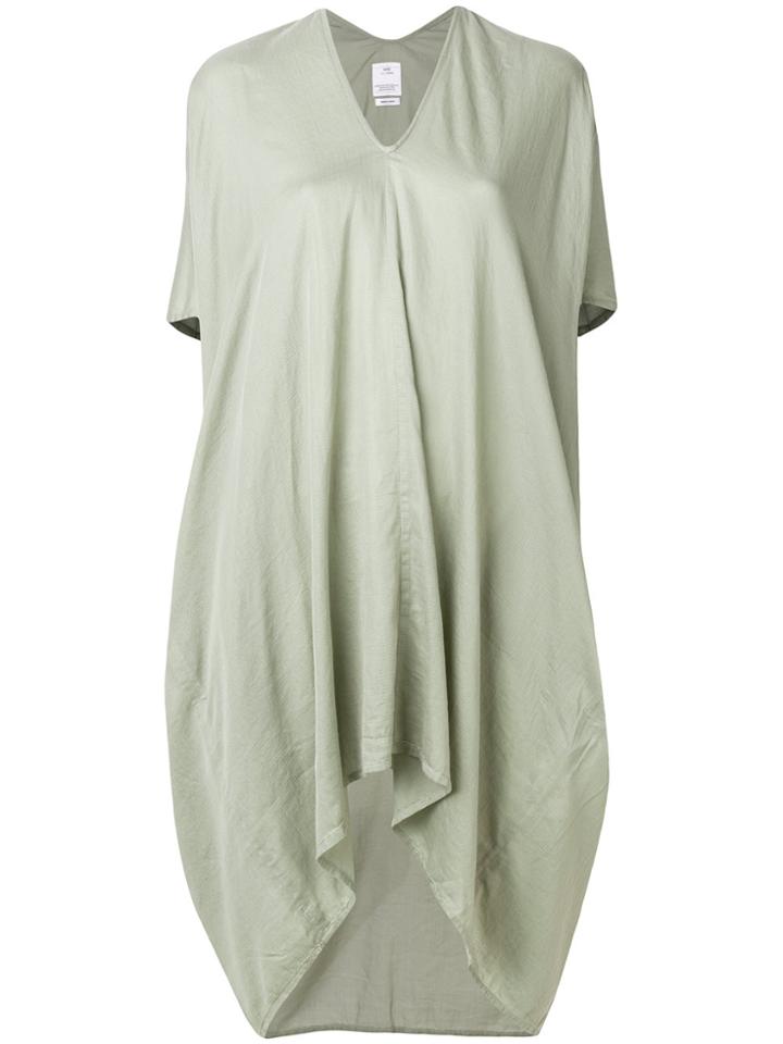 Visvim Draped Jersey Dress - Green