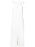 Nomia Overlay Dress - White