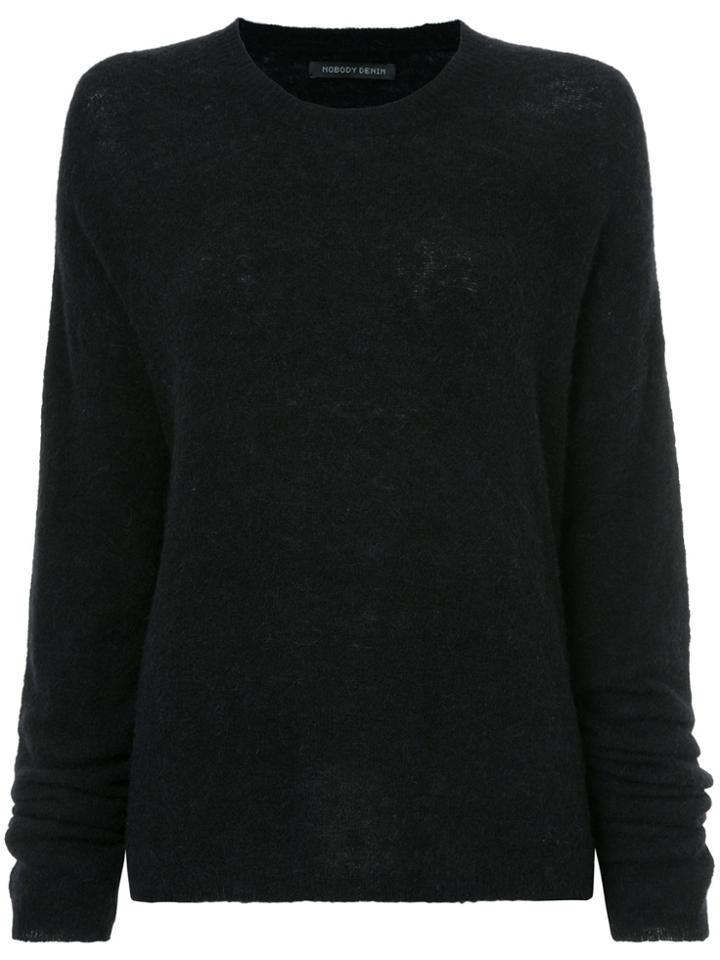 Nobody Denim Cherished Knit Pepper - Black