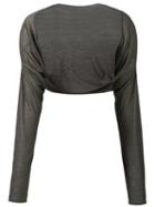 Aviù - Cashmere Cropped Cardigan - Women - Cashmere - One Size, Grey, Cashmere