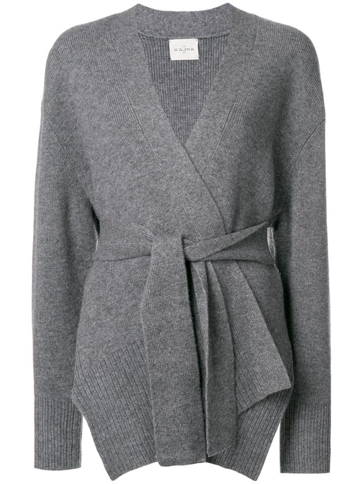 Le Kasha Oxford Cardigan - Grey