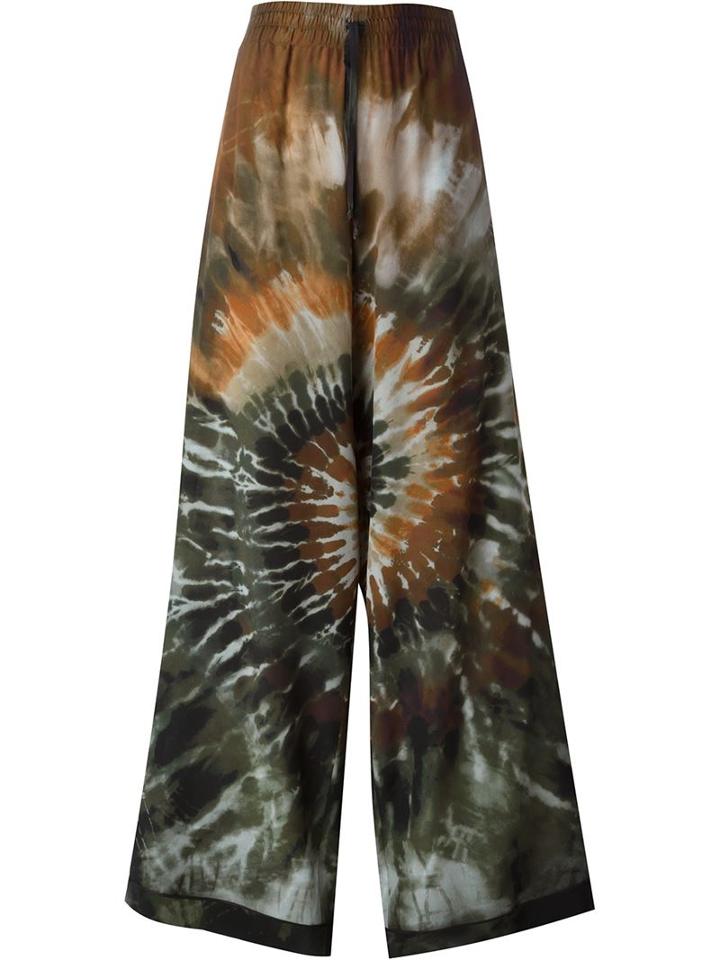 Valentino Tie-dyed Palazzo Pants