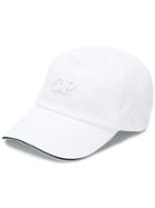 Cp Company Logo Cap - White