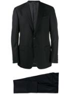 Giorgio Armani Classic Textured Suit - Black