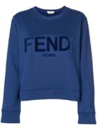 Fendi Logo Sweatshirt - Blue