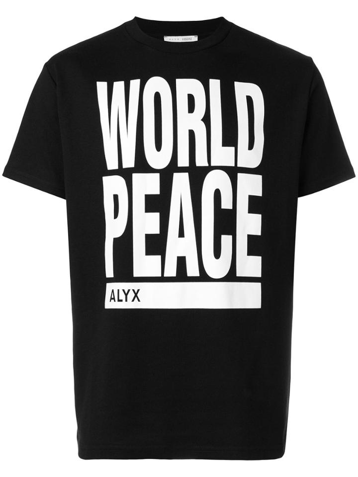 Alyx World Peace T-shirt - Black