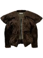 Issey Miyake Pre-owned Exaggerated Fuzzy Jacket - Green