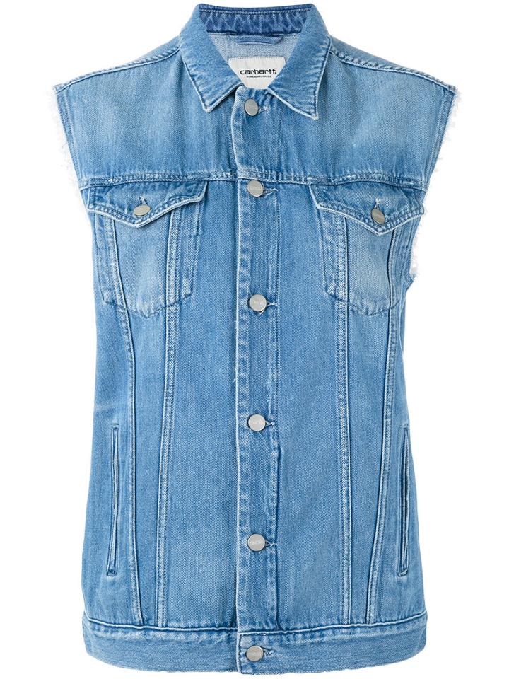 Carhartt - Denim Gilet - Women - Cotton - Xs, Blue, Cotton