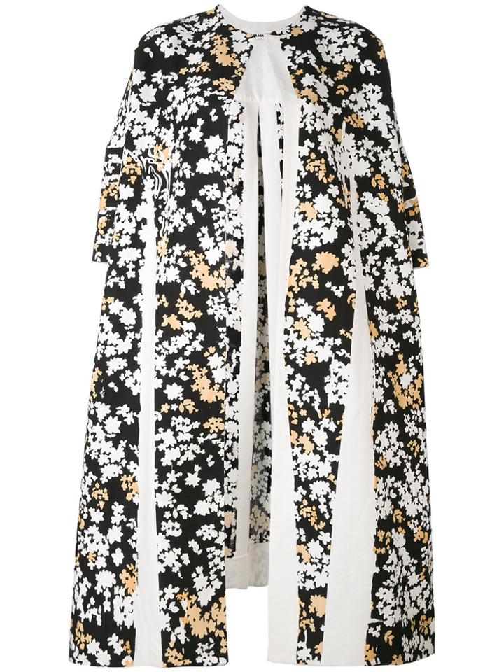 Jil Sander Danimarca Printed Kimono - Black