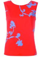 Tory Burch Floral Print Tank Top
